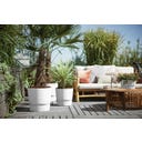 elho greenville Topf rund 47 cm - weiss