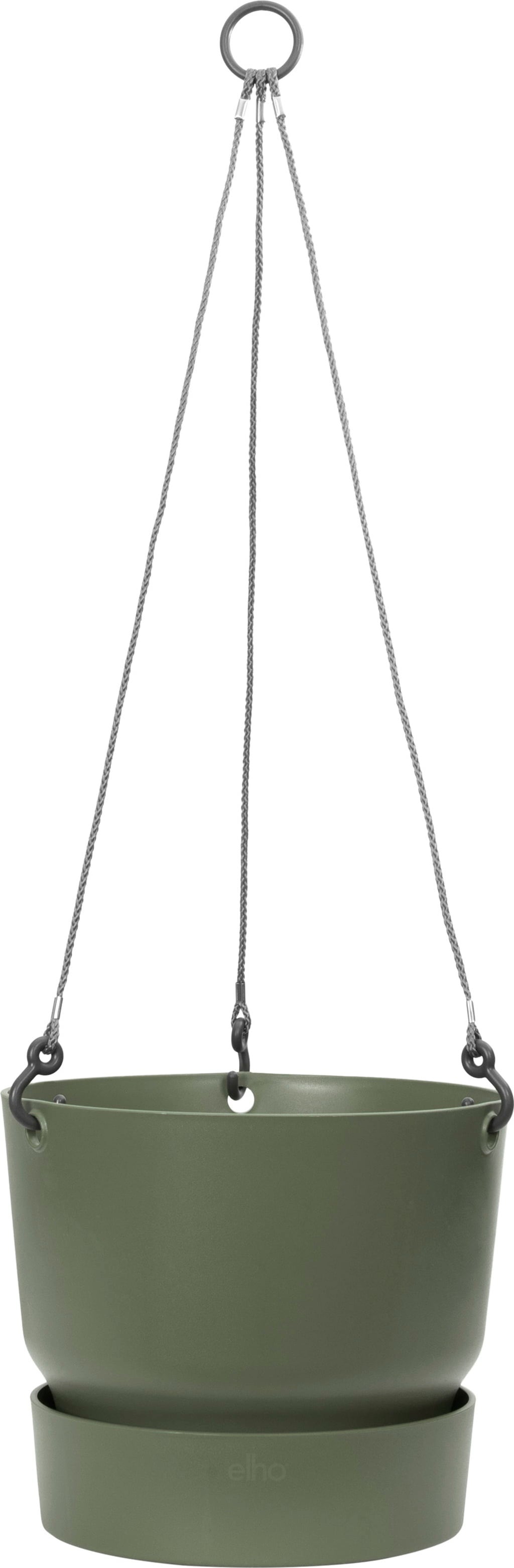 elho greenville Hängeampel 24 cm - laubgrün