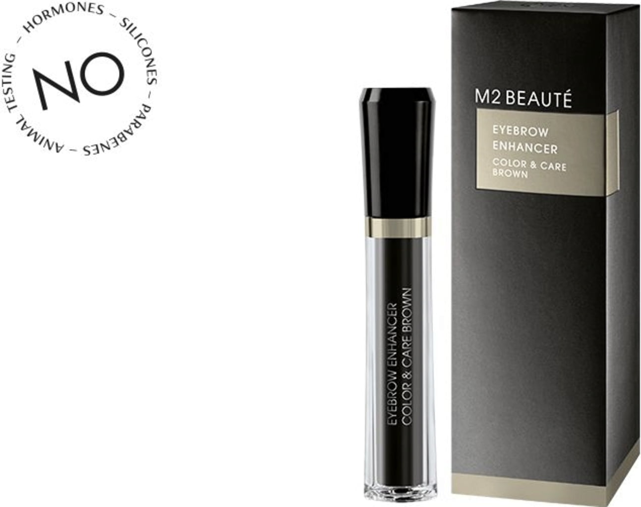 m2 Beauté Eyebrow Enhancer Color & Care - Brown