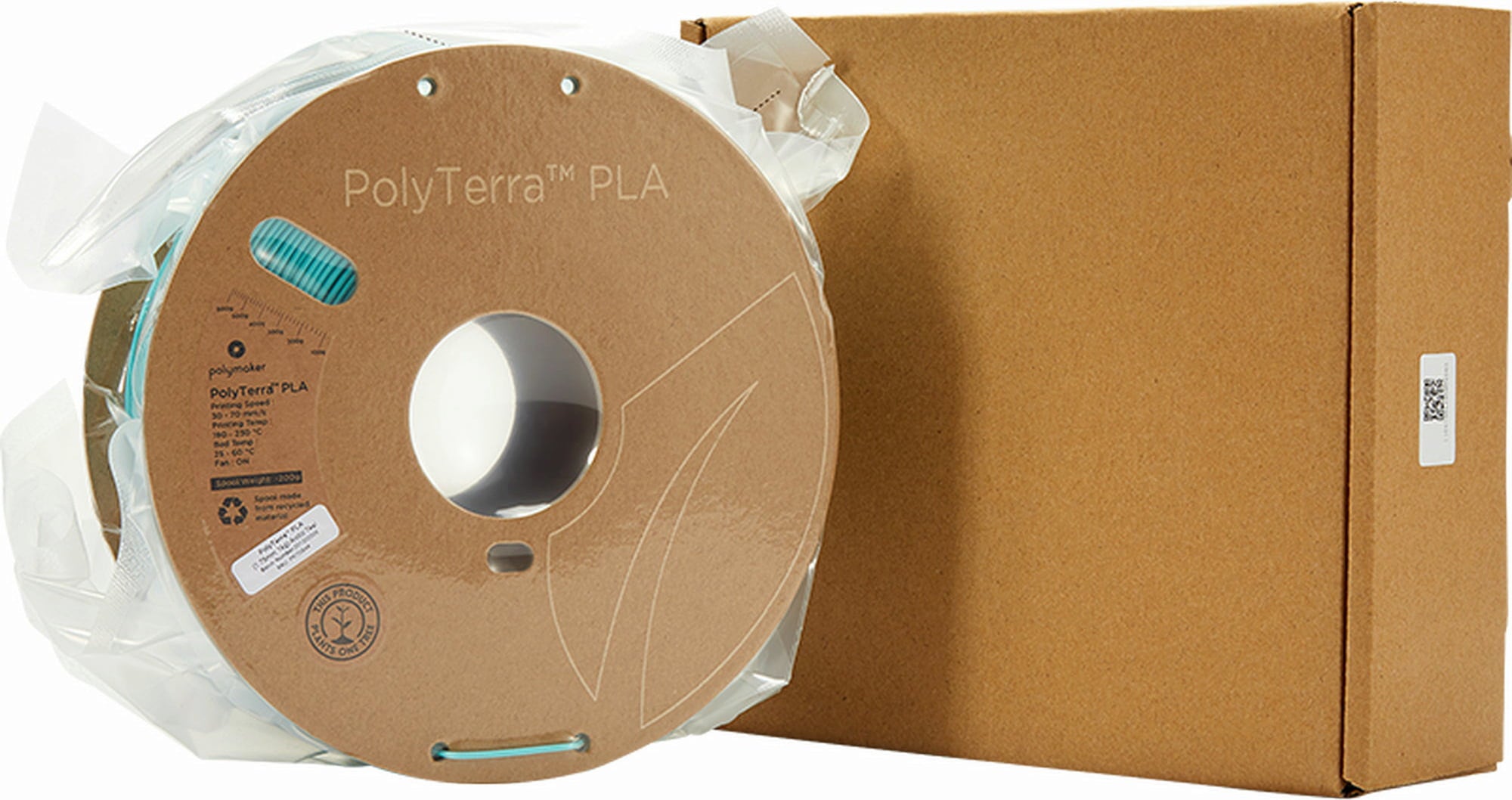 Polymaker PolyTerra PLA Arctic Teal - 1,75 mm / 1000 g