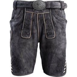 Gweih & Silk Kurze Lederhose 