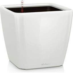 Lechuza Pflanzgefäß QUADRO Premium LS 35 - Weiß hochglanz