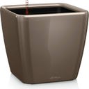 Lechuza Pflanzgefäß  QUADRO Premium LS 43 - Taupe hochglanz