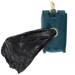 Kentucky Dogwear Poop Bag Square Velvet - smaragd
