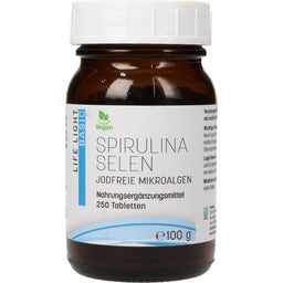 Life Light Selen Spirulina, hefefrei - 250 Tabletten