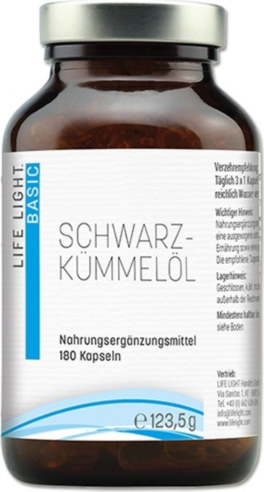 Schwarzkümmelöl Kapsel, 180 Kapseln