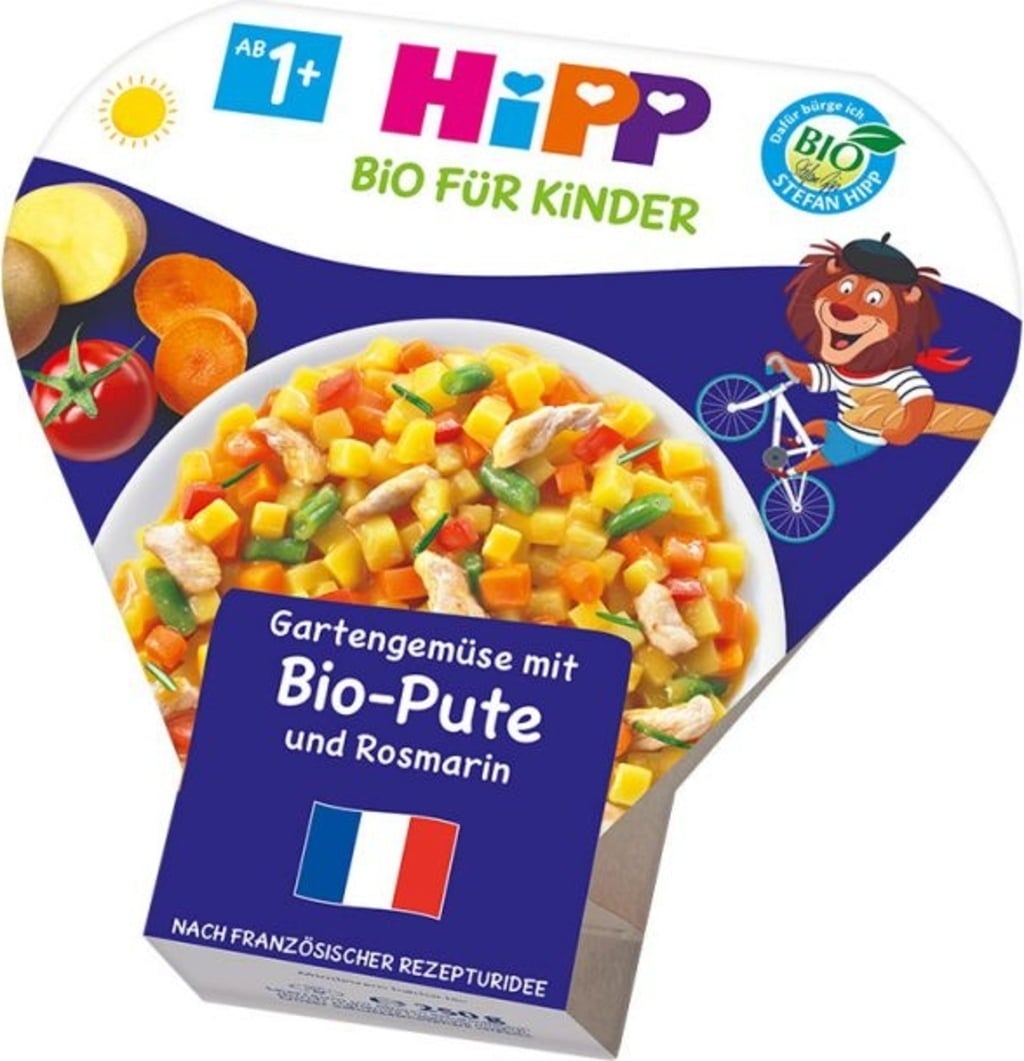 HiPP Bio Gartengemüse mit Pute und Rosmarin