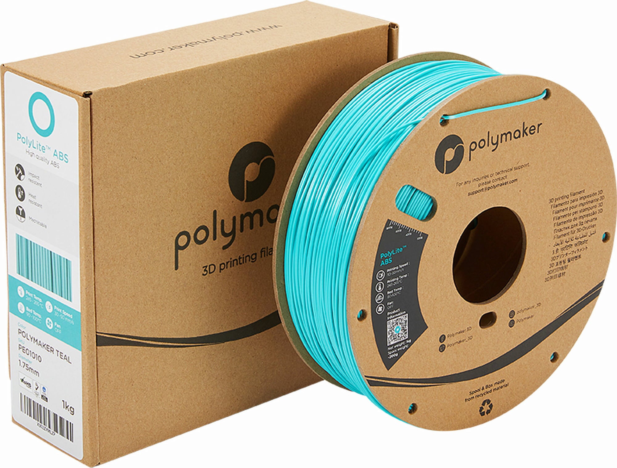 Polymaker PolyLite ABS Türkis