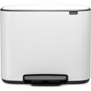 Brabantia Bo Treteimer 36 L mit Kunststoffeinsatz - White