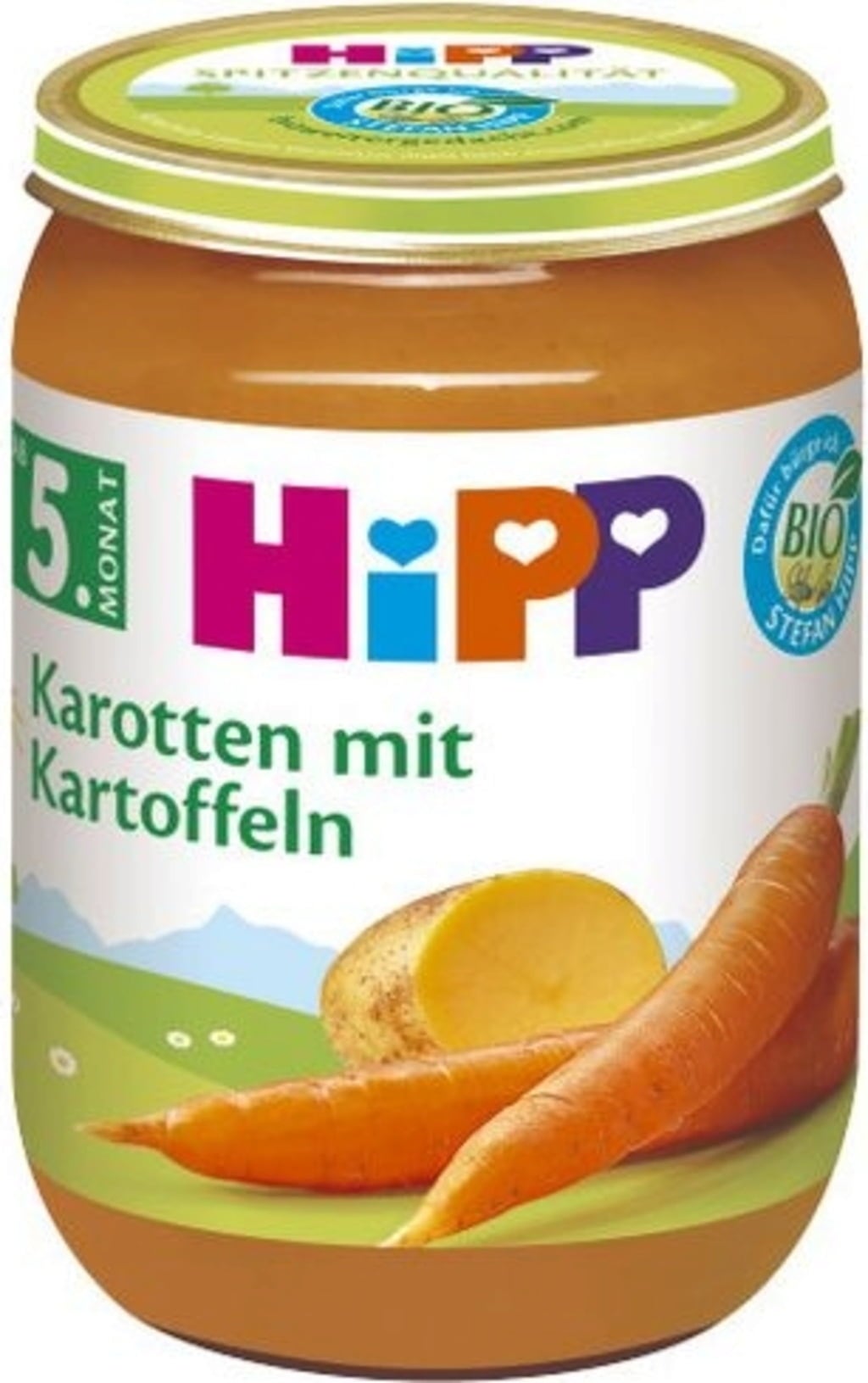HiPP Bio Babygläschen Karotten mit Kartoffeln