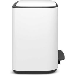 Brabantia Bo Treteimer 36 L mit Kunststoffeinsatz - White