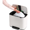 Brabantia Bo Treteimer 36 L mit Kunststoffeinsatz - White