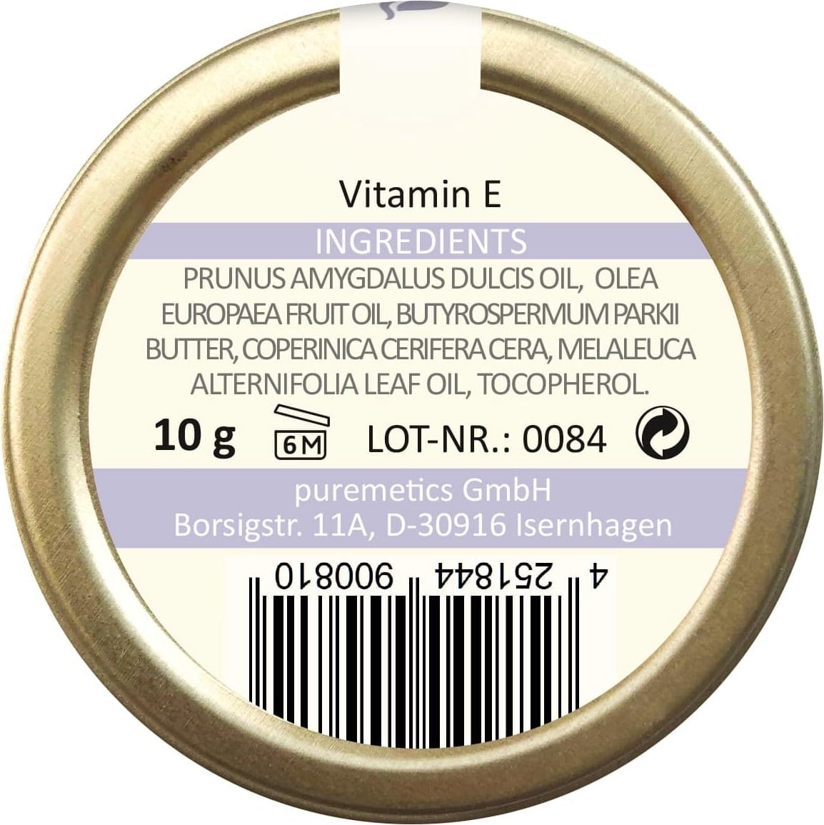 puremetics SOS Balm Vitamin E - 10 ml