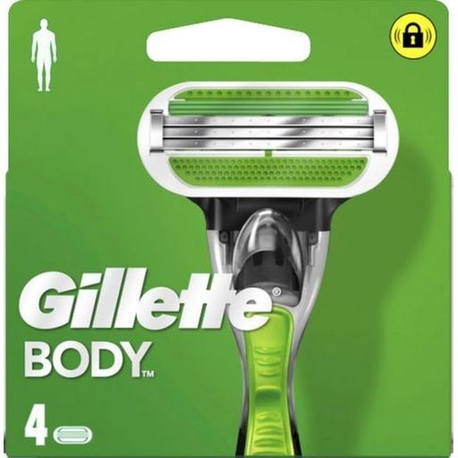 Gillette Body Rasierklingen 4er - 4 Stk