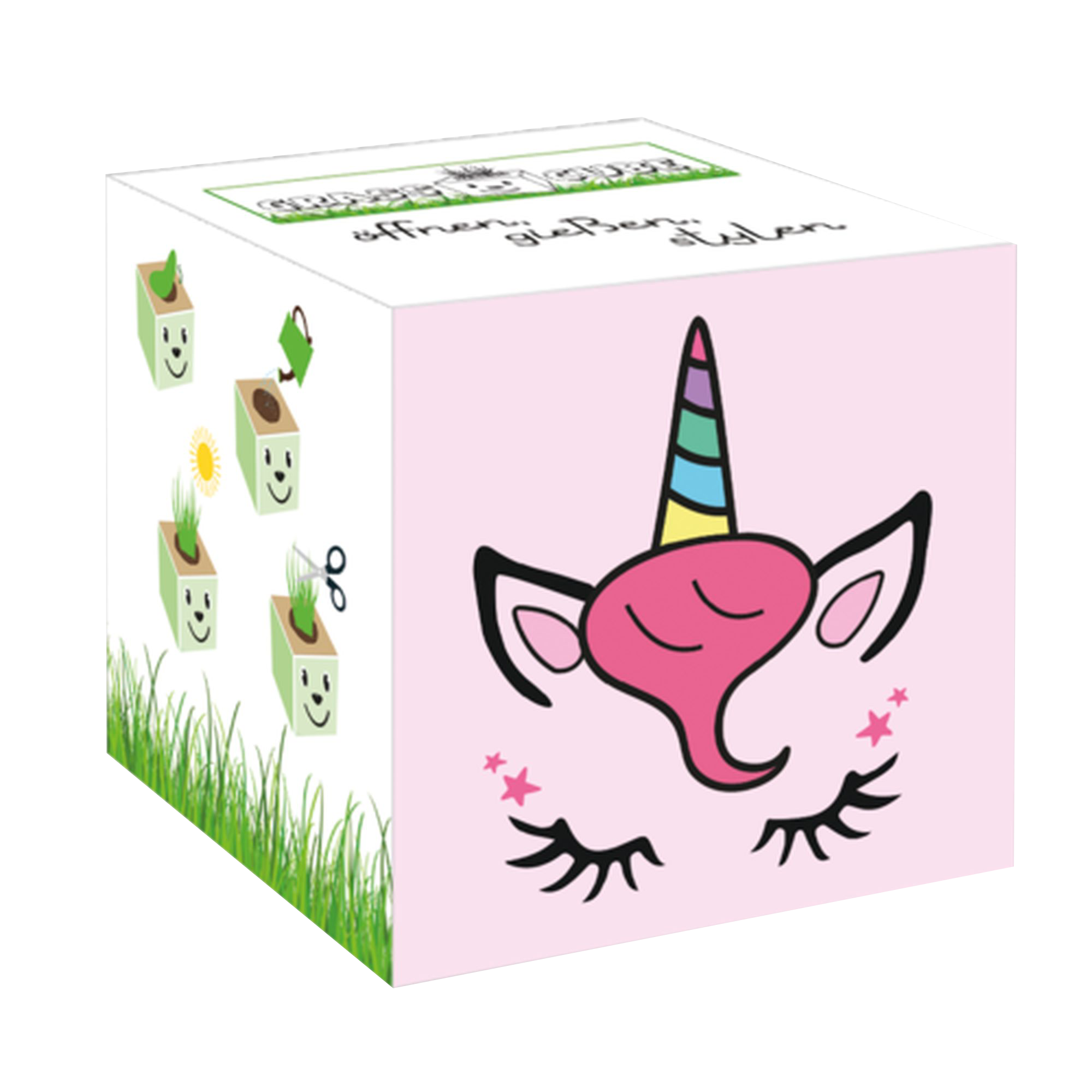 Feel Green Grass Cube 