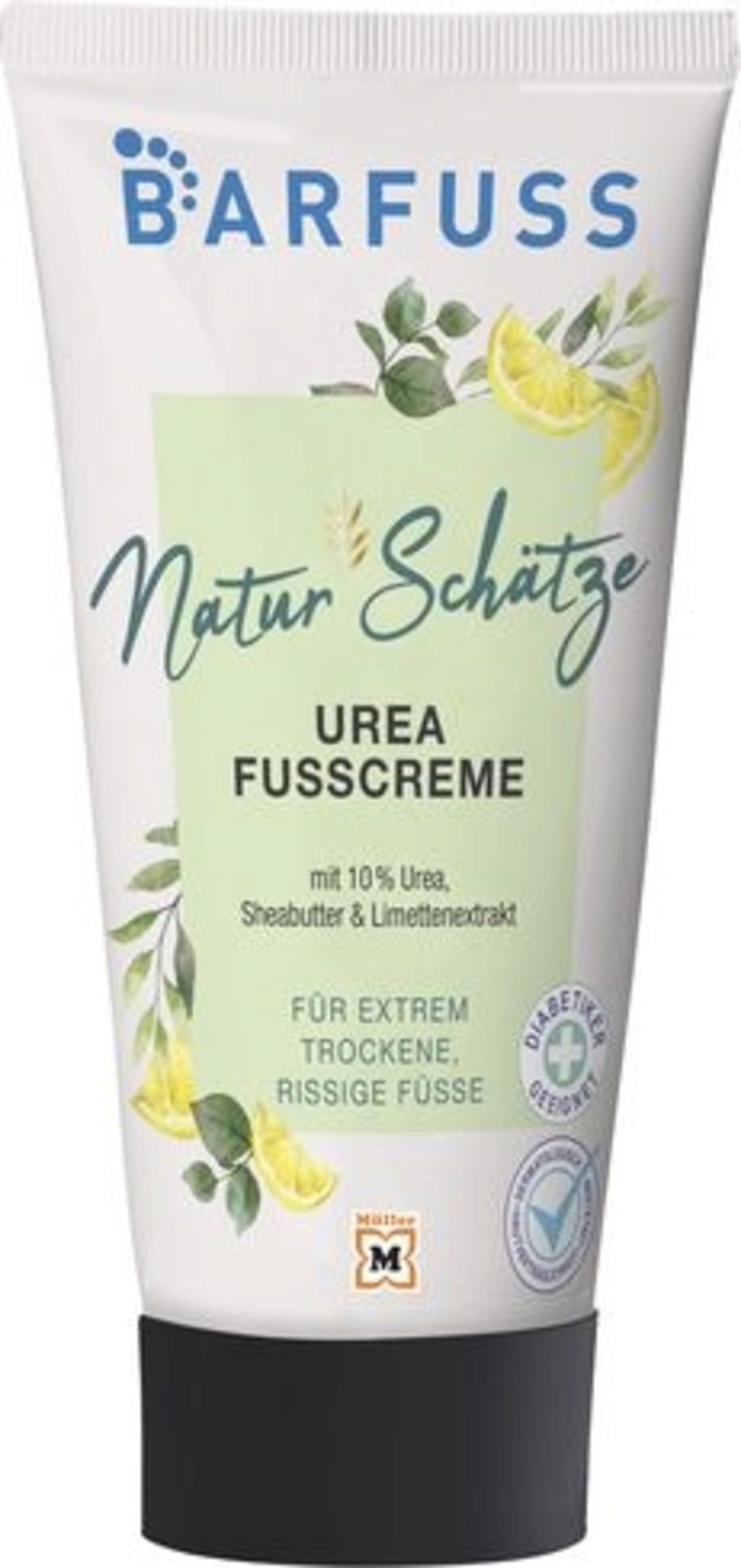 Barfuss Naturschätze Urea Fußcreme - 100 ml