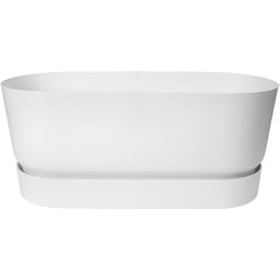 elho greenville Pflanzgefäß 80 cm rollen - weiss