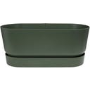 elho greenville Pflanzgefäß 80 cm rollen - laubgrün