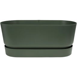 elho greenville Pflanzgefäß 80 cm rollen - laubgrün