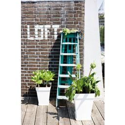 elho loft urban eckig hoch 37 - weiss