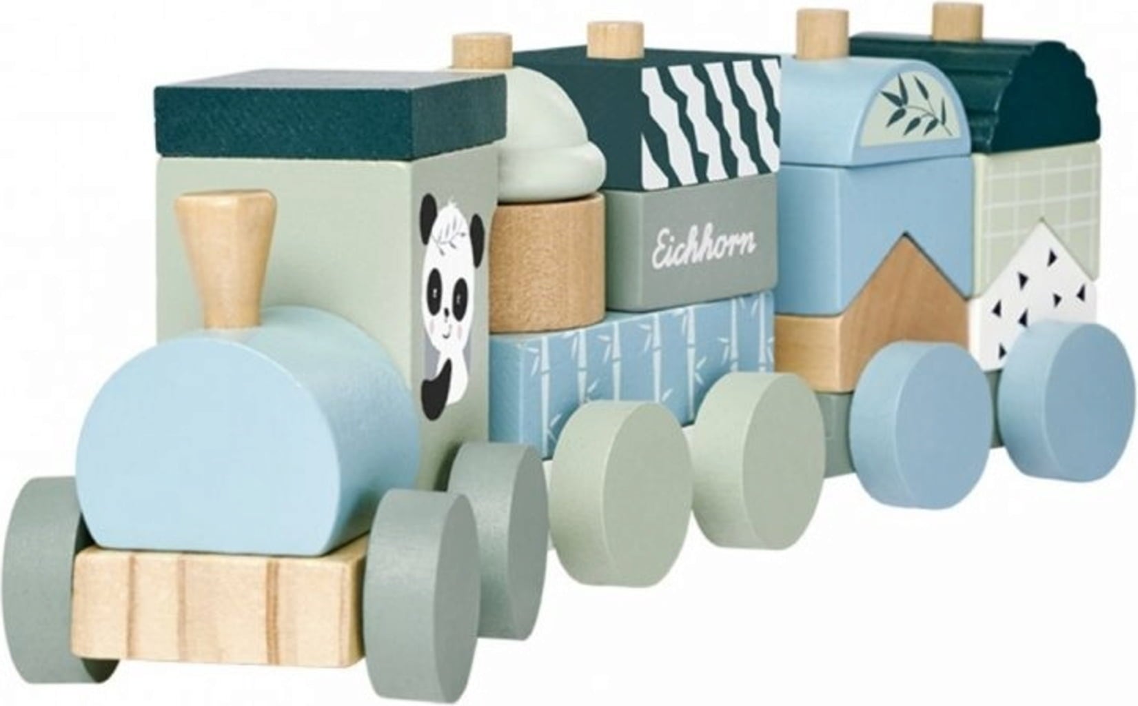Eichhorn Holzzug Panda 16-tlg. - 1 Stk