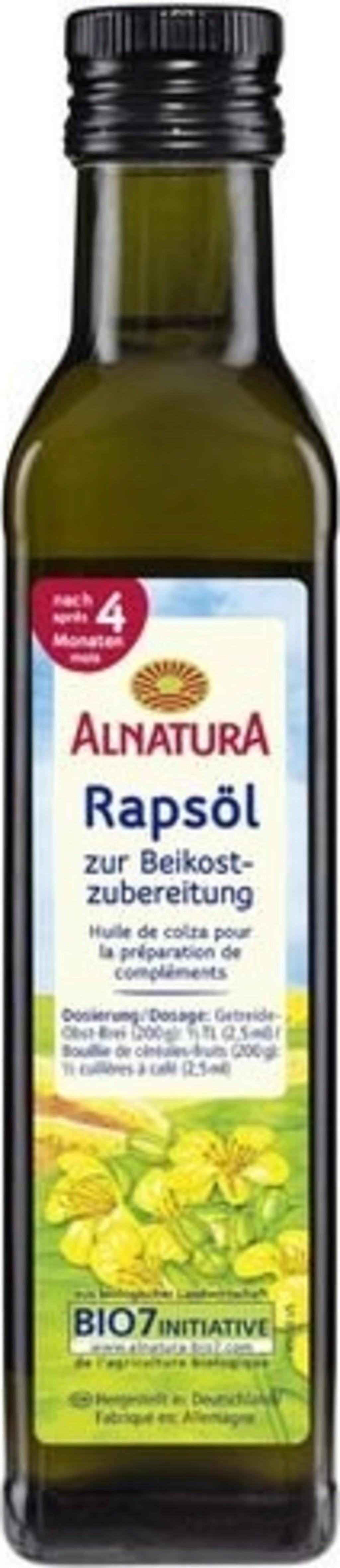 Alnatura Bio Rapsöl 0,25L (ab 5. Monat)