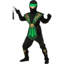 Widmann Kinderkostüm Grüner Kombat Ninja