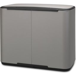 Bo Treteimer 11 L + 23 L mit 2 Kunststoffeinsätzen - Mineral Concrete Grey