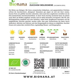 Bionana Bio Zucchini „Bolognese“ - 1 Pkg