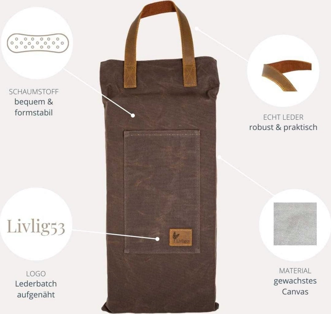 Livlig53 Kniekissen - Braun