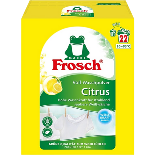 Frosch Citrus Voll-Waschpulver - 1,45 kg
