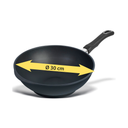 Gastrolux WOK mit abnehmbarem Stiel - 1 Stk