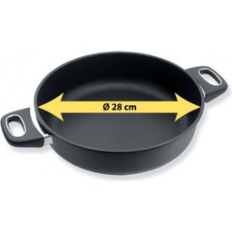 Gastrolux Hochrandpfanne mit Griffen - 28 cm