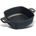 Hochrandpfanne eckig mit Griffen, 10 cm hoch