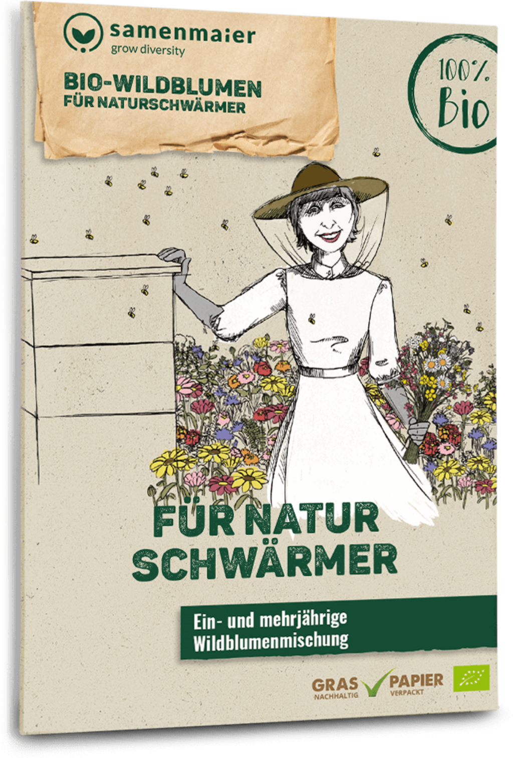 Samen Maier Bio-Wildblumen für Naturschwärmer - 1 Pkg