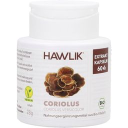 Hawlik Coriolus Extrakt Kapseln, Bio - 60 Kapseln