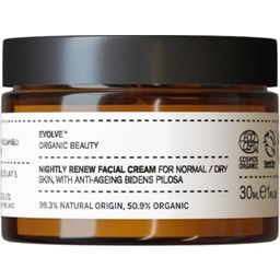 Evolve Organic Beauty Nightly Renew Facial Cream - 30 ml