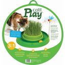 Catit 3in1, mit Gras und Spielzeug grün - 1 Stk