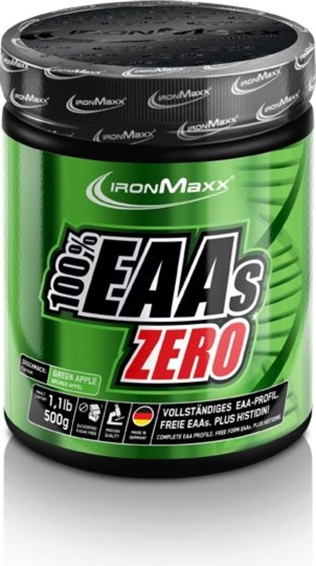 IronMaxx 100% EAAs Zero - Grüner Apfel