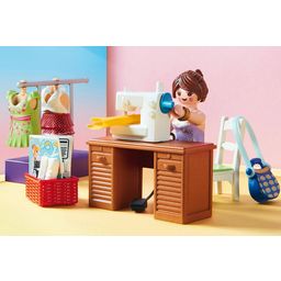 70208 - Dollhouse - Schlafzimmer mit Nähecke - 1 Stk