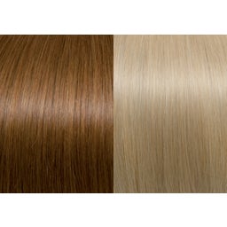 Keratin Fusion Extensions Classic 30/35cm - 27/140 Mittelgoldblond/Goldenes Blond gesträhnt