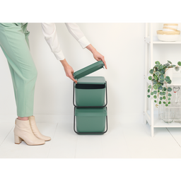 Brabantia Sort & Go - Stapelbarer Mülleimer - Fir Green