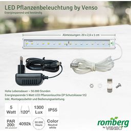 Gewächshaus & Pflanzkasten BoQube M PLUS LED & Heizmatte - Creme/Kupferbraun - 1 Stk