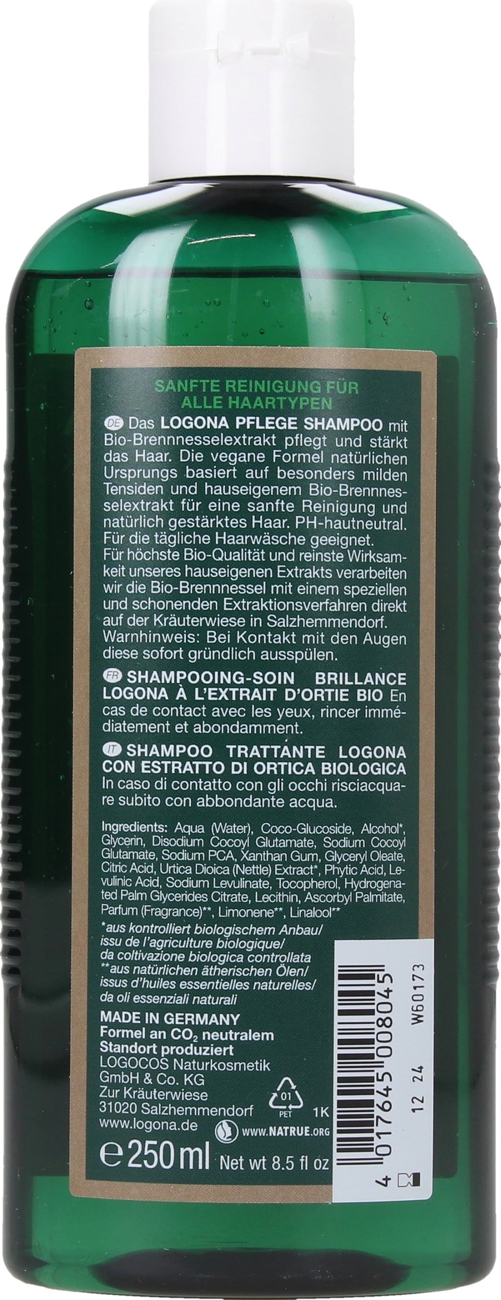 LOGONA Pflege Shampoo  - 250 ml