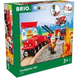 BRIO Bahn - Feuerwehr Set