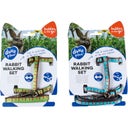 Duvoplus Kaninchengeschirr + Leine - Carrot