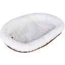 Bett Oval Schaffell, 32x24 cm