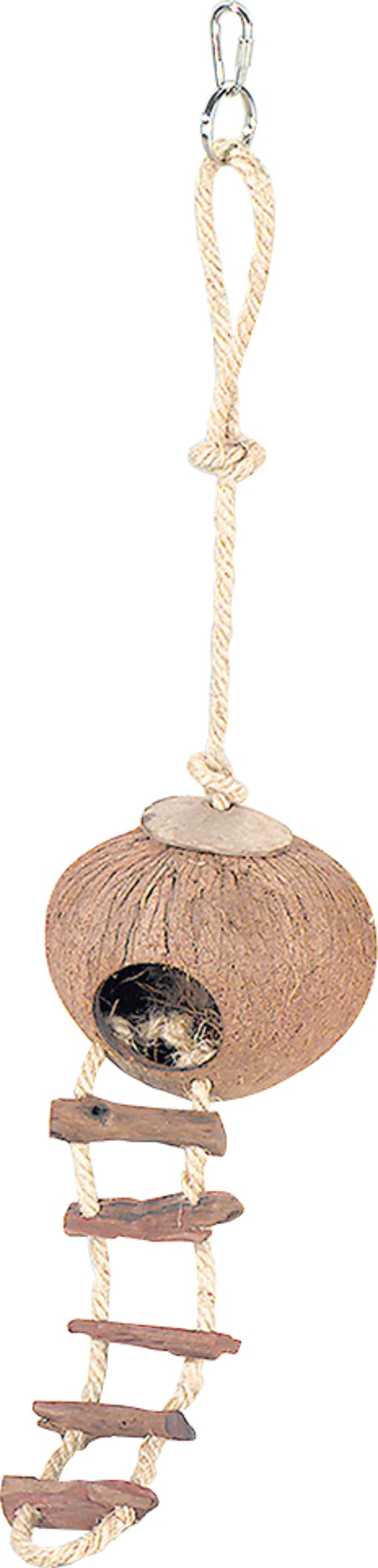 Duvoplus Coconut Haus mit Leiter und Seil 130 mm
