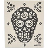 Owoschfetzn Schwammtuch "Kreuzstich Totenkopf"