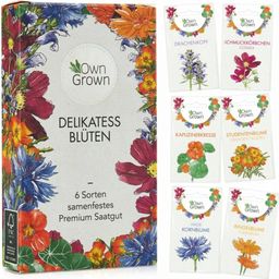 Own Grown Delikatess-Blüten 6er Saatgut-Set